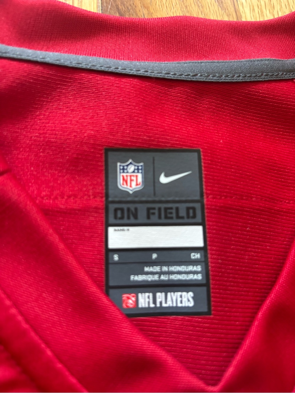 Nike Women’s Red NFL 49ers #7 Jersey Top - Picture 3 of 4